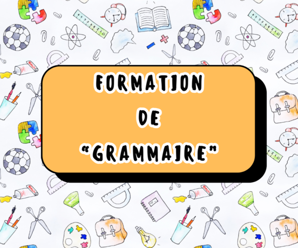 Formation (grammaire)